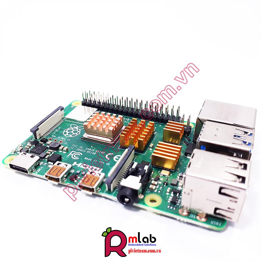 Bộ tản nhiệt nhôm dành cho Raspberry Pi 4 Model B | WebRaoVat - webraovat.net.vn