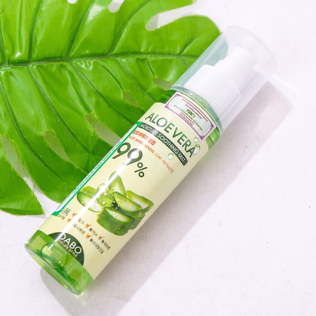 XỊT KHOÁNG DƯỠNG DA NHA ĐAM ALOE VERA MOISTURE SOOTHING MIST DABO