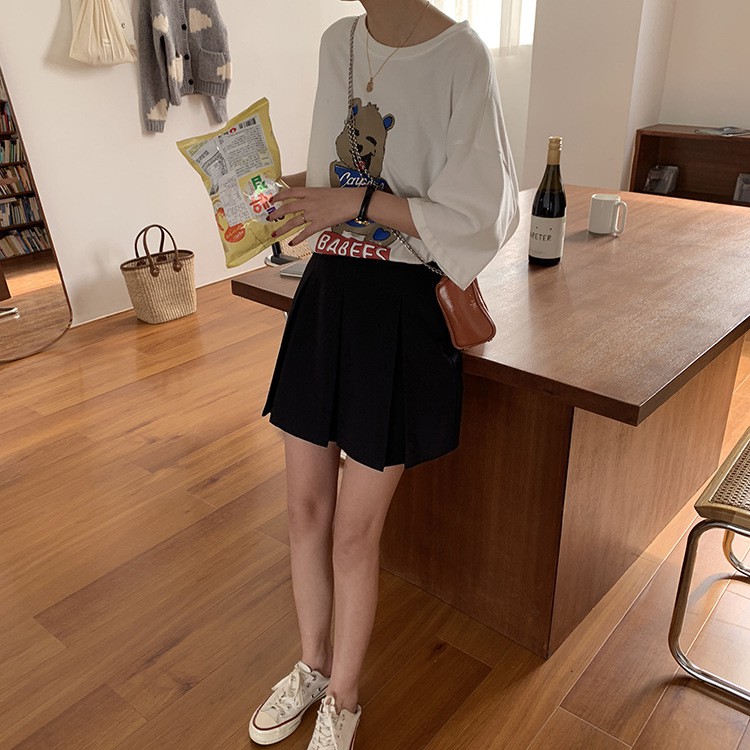 Chân váy ngắn Xếp ly Dáng chữ A Ulzzang Phong cách Hàn Quốc Chân váy ngắn Tennis Học sinh | WebRaoVat - webraovat.net.vn