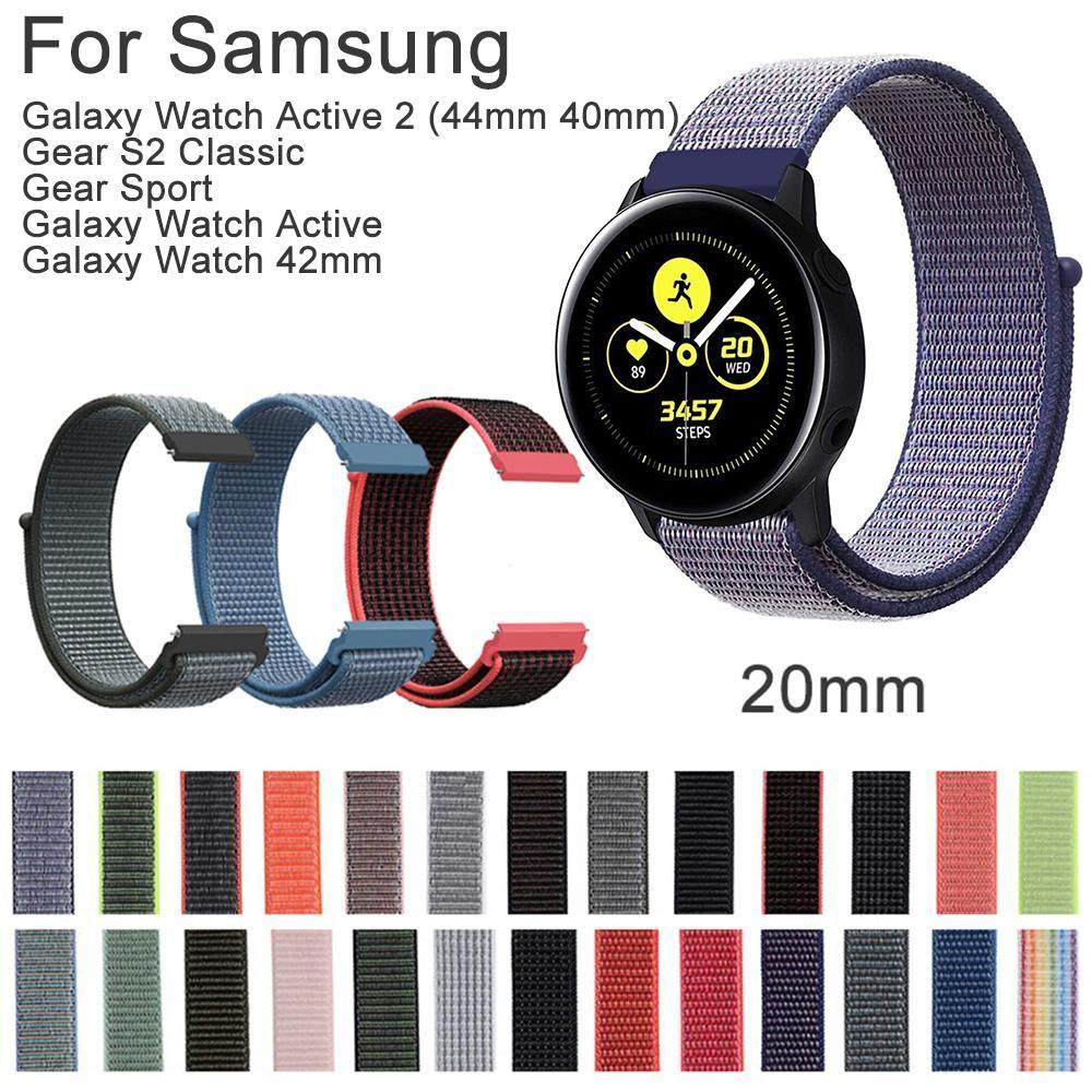 Dây Đeo Thay Thế 20mm Chuyên Dụng Cho Đồng Hồ Thông Minh Samsung Galaxy Watch Active 2 Gear S2