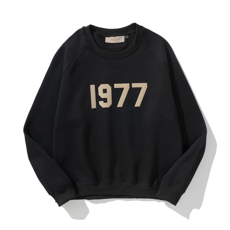 Áo Sweater Tay Dài Cổ Tròn In Họa Tiết Thời Trang Unisex 1977