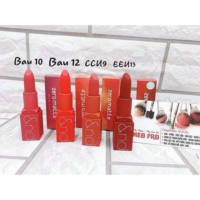 Son môi ( thỏi ) Zero Gram Matte lipstick