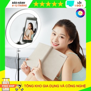 Đèn LiveStream 20cm .Hỗ trợ ánh sáng Chụp Ảnh, Make Up Trang Điểm. 3 Chế Độ Sáng