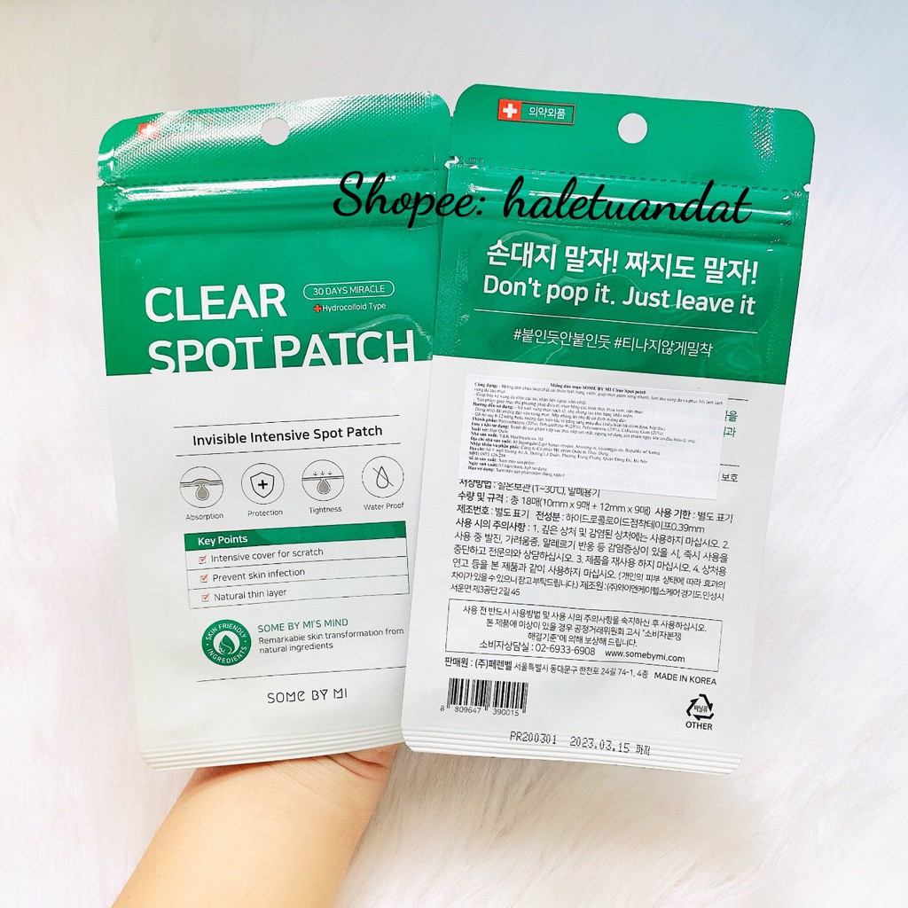 Miếng Dán Ngừa Mụn Some By Mi Clear Spot Patch