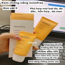 ( mới về )Kem chống nắng vật lí innissfree mẫu mới