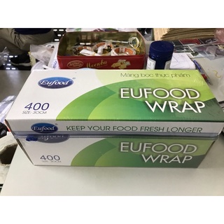 Siêu nhân chính hãng Màng bọc thực phẩm EUFOOD WRAP chính hãng siêu sạch 400 size 30cm