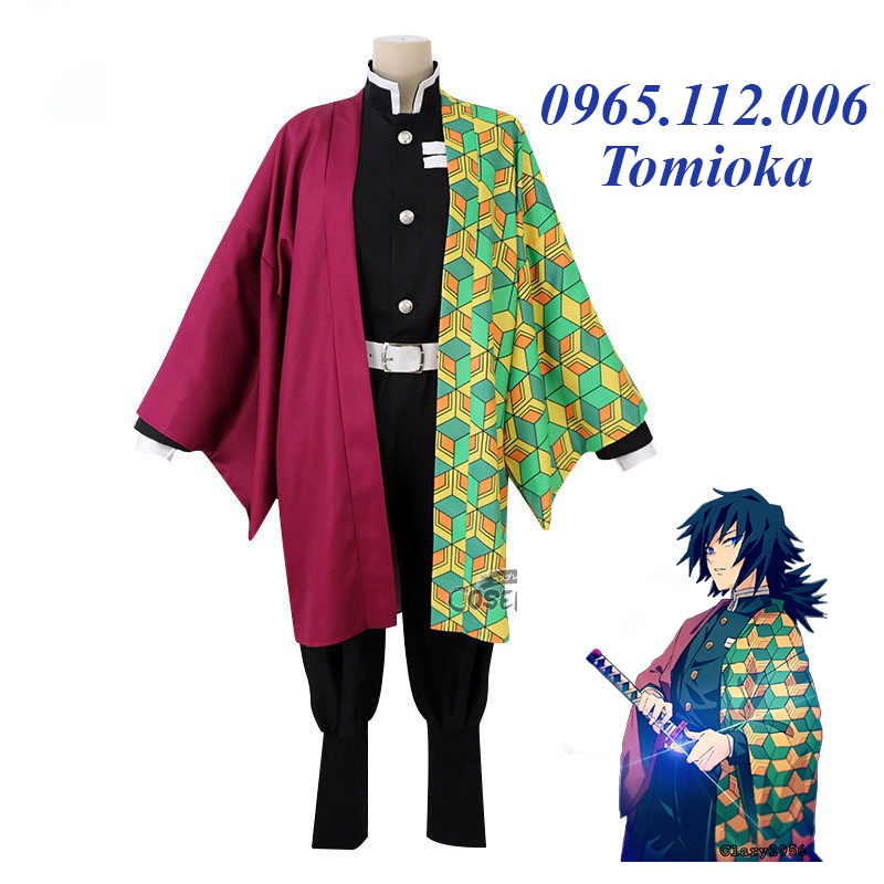 Trang phục Cosplay các nhân vật Kimetsu no Yaiba Tsuyuri Kanao Kamado Tanjirou Nezuko Giyu Kochou Zenitsu Shinobu