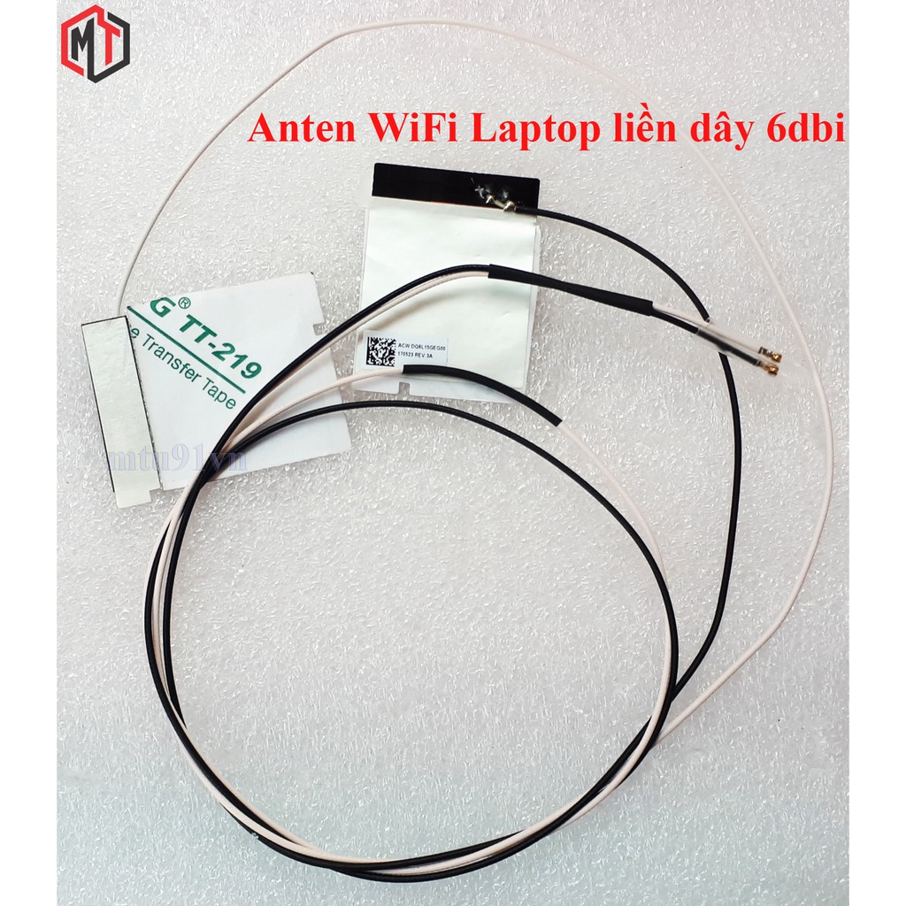 Anten Card Wifi Laptop Liền Dây chuẩn IPEX3 / IPEX4