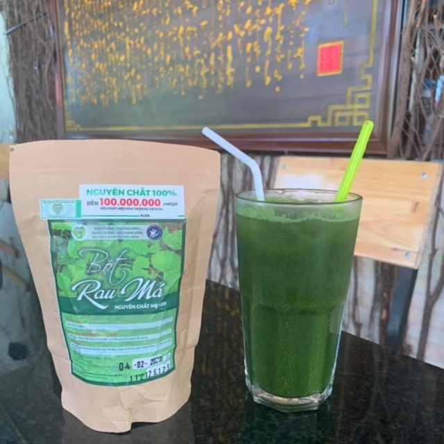 Bột rau má hữu cơ sấy lạnh Mẹ Ken