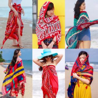 ( ĐẸP NHẤT) KHĂN CHOÀNG BOHO, ĐI BIỂN ,THỔ CẨM,VINTAGE