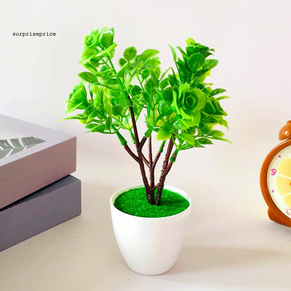 Chậu cây bonsai giả trang trí nhà ở/khách sạn