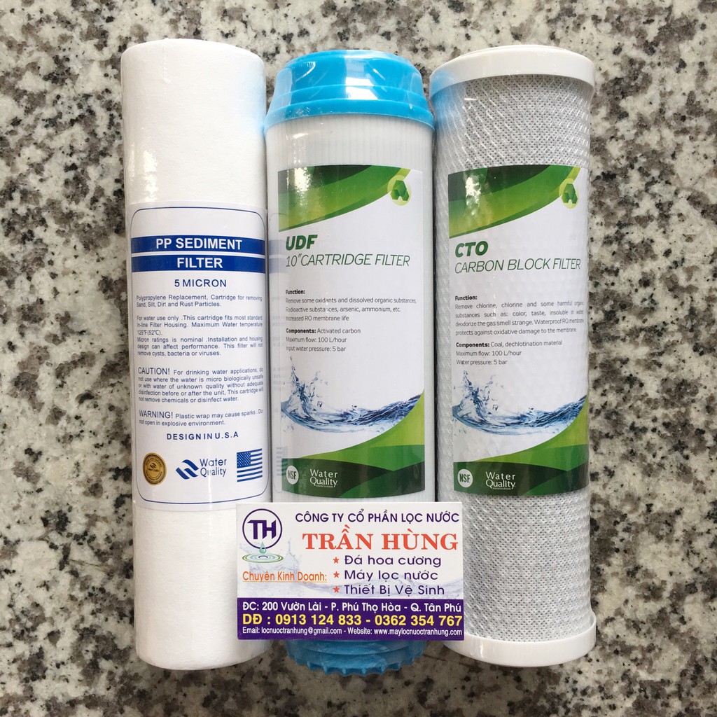 Lõi Lọc Nước Số 3 - Lõi Than Ép Nguyên Khối