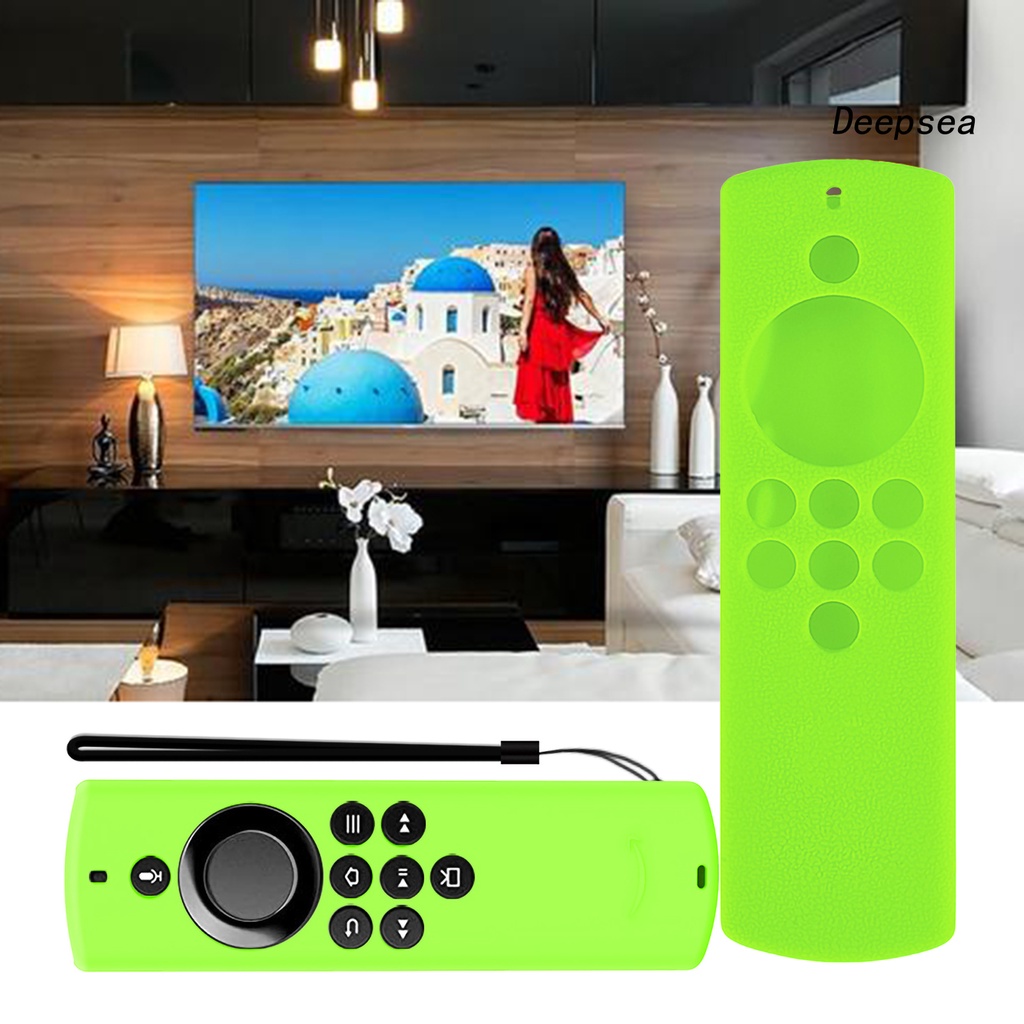 Ốp Bảo Vệ Điều Khiển Từ Xa Bằng Silicon Chống Rơi Chống Sốc Cho Amazon Alexa Voice Remote Lite / Fire TV Stick Lite