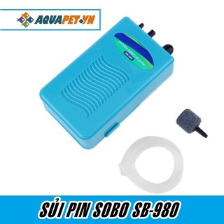 Sủi oxy chạy PIN SOBO SB-980