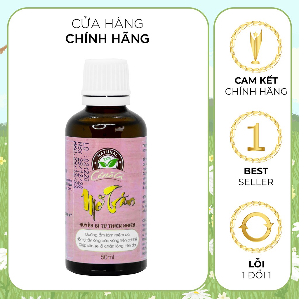 Mỡ trăn Cenota 50ml, mỡ trăn hỗ trợ triệt lông vĩnh viễn