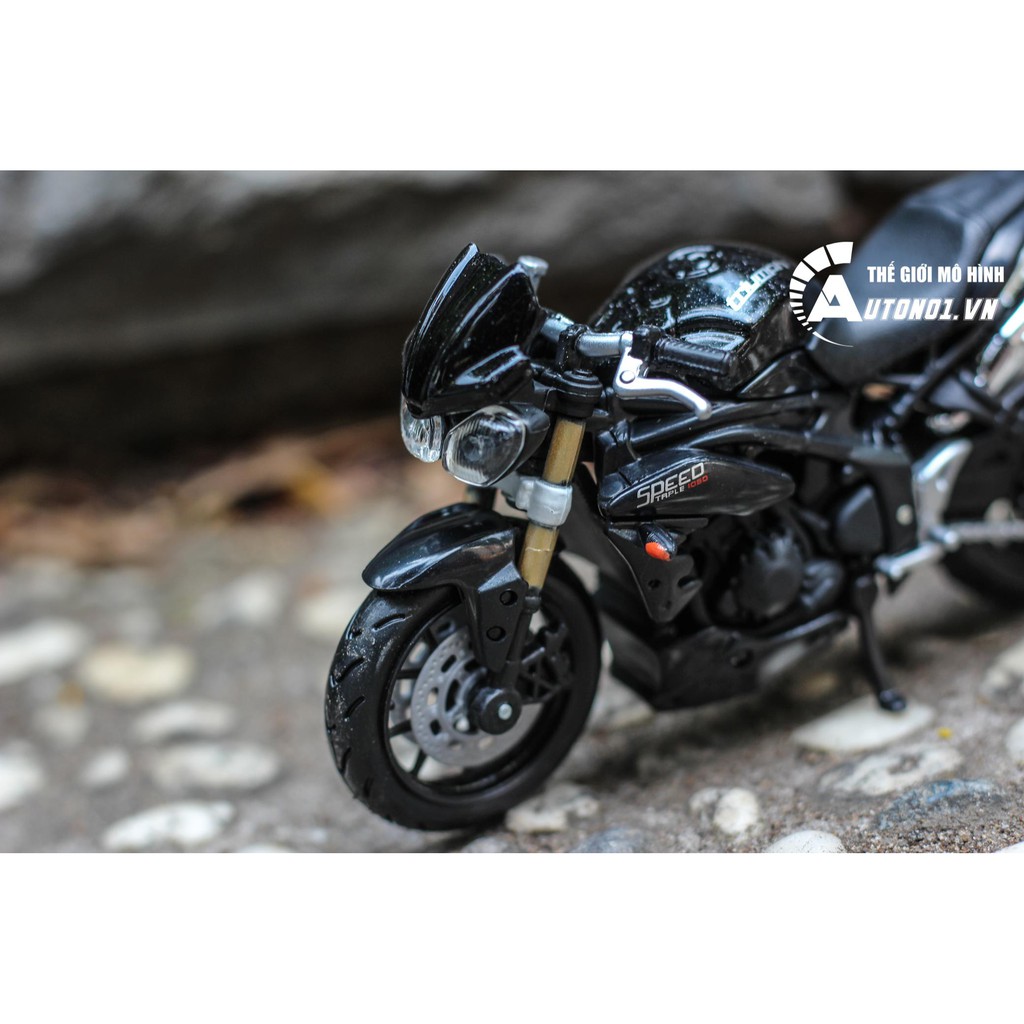 MÔ HÌNH XE TRIUMPH SPEED TRIPLE 2011 1:18 BBURAGO 6169