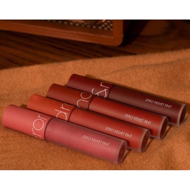 Son Kem Lì, Lên Màu Siêu Chuẩn, Mềm Mại Như Nhung Romand Zero Velvet Tint 5.5g