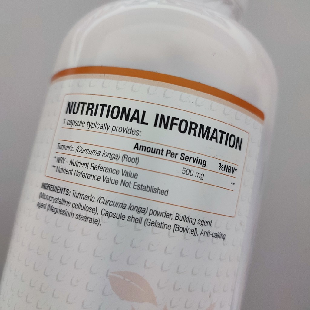NUU TURMERIC CUCUMINE 500MG - TINH CHẤT NGHỆ, LÀM ĐẸP DA, GIẢM THÂM NÁM VÀ HỖ TRỢ TỐT CHO TIM MẠCH (365 VIÊN)