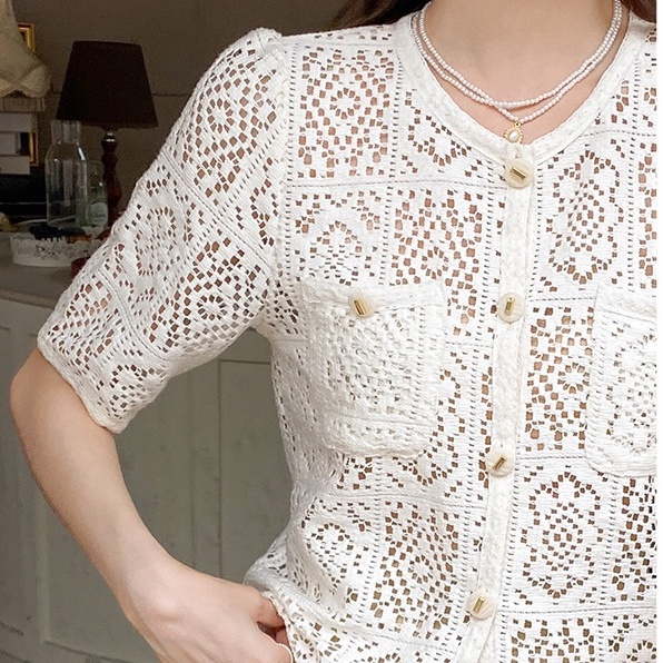 Áo Ren Ngắn Tay Thời Trang Cao Cấp 53187