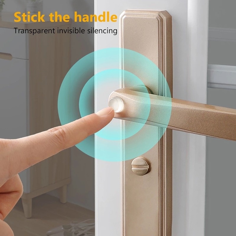 Set 6/50 miếng đệm silicone trong suốt chống trượt giảm tiếng ồn đa ứng dụng