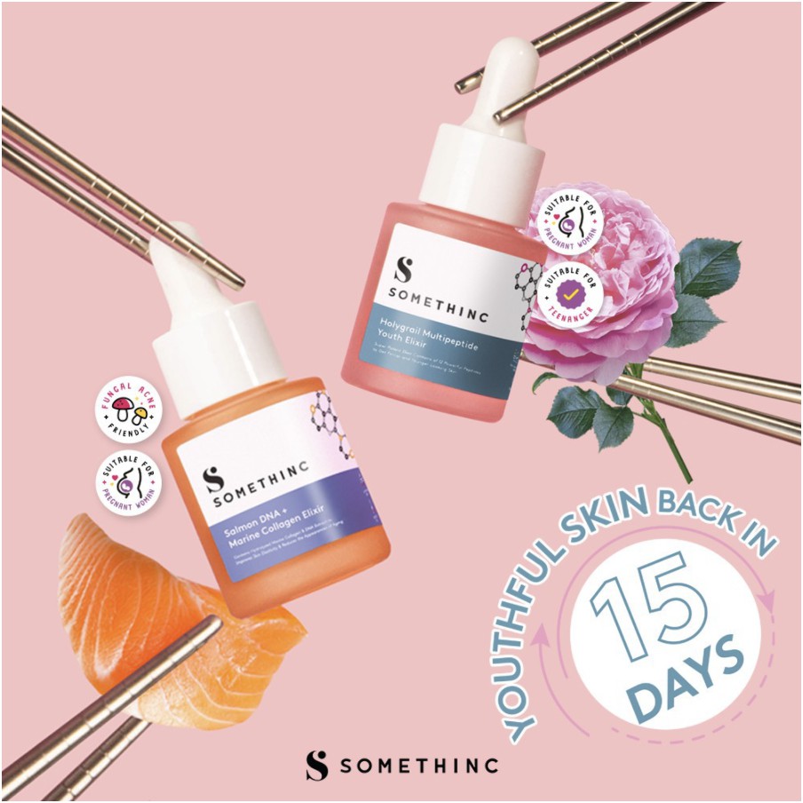 (Hàng Mới Về) Serum Somethinc Salmon Dna + Marine Collagen Elixir Holygrail Multipeptide Youth Elixir