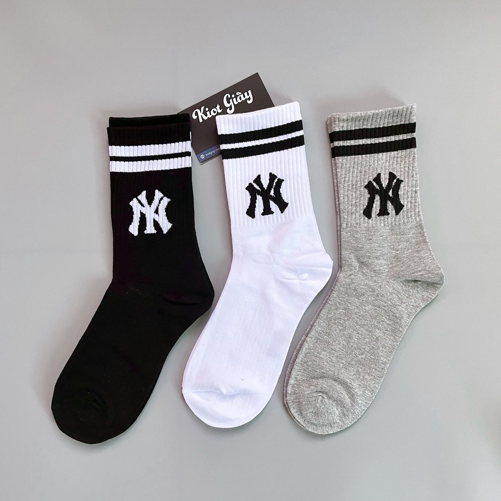 Tất NY Yankees, Champion - Tất vớ thể thao cổ cao Streetwear nam nữ