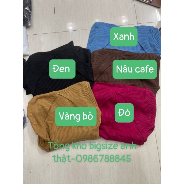 (BIGSIZE) Áo len cổ vuông len tăm 50-80kg hàng QCCC
