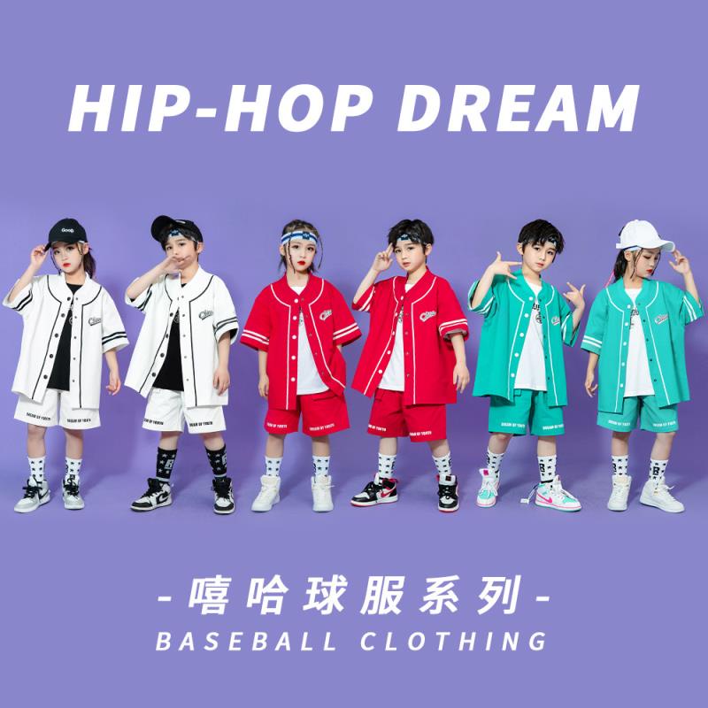 1 Bộ Trang Phục Nhảy Hip-Hop Đường Phố Mùa Hè Cho Bé A3