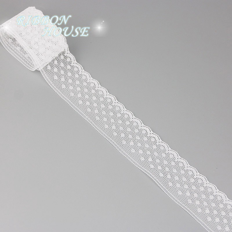 Cuộn Vải Ren 30mm Dài 10 Yard Dùng Gói Quà