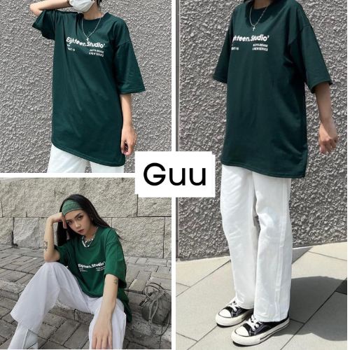 Bộ hè nữ dáng thụng phong cách hàn quốc GUU