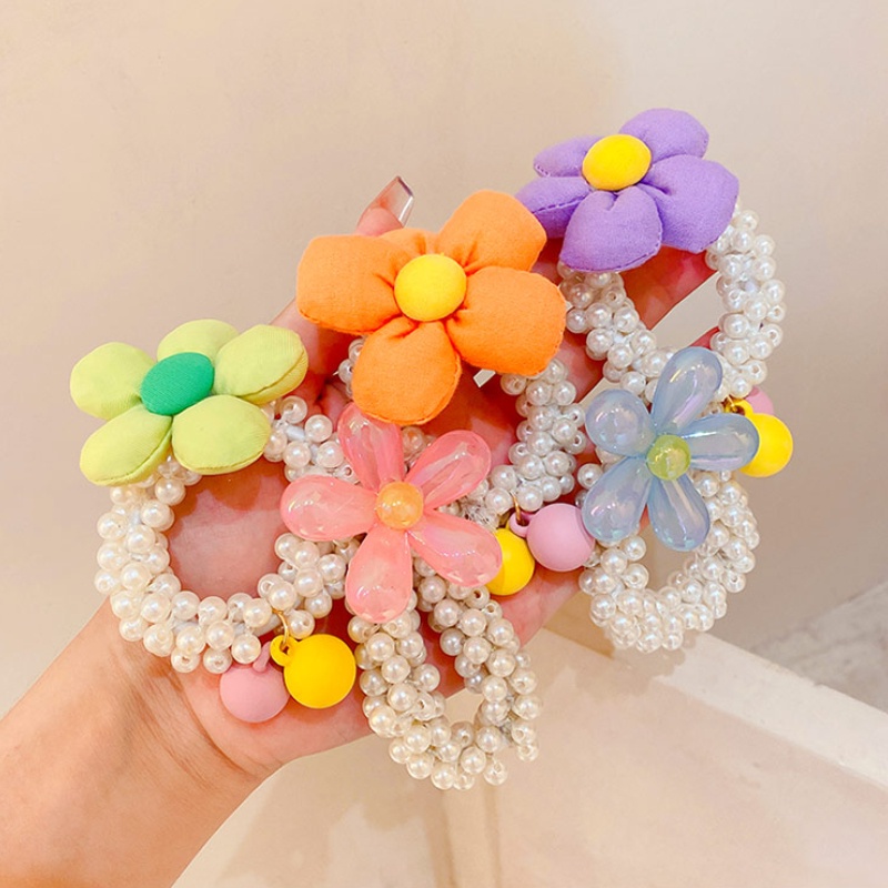 Dây Buộc Tóc Hình Vương Miện Công Chúa Dễ Thương Cho Bé Gái