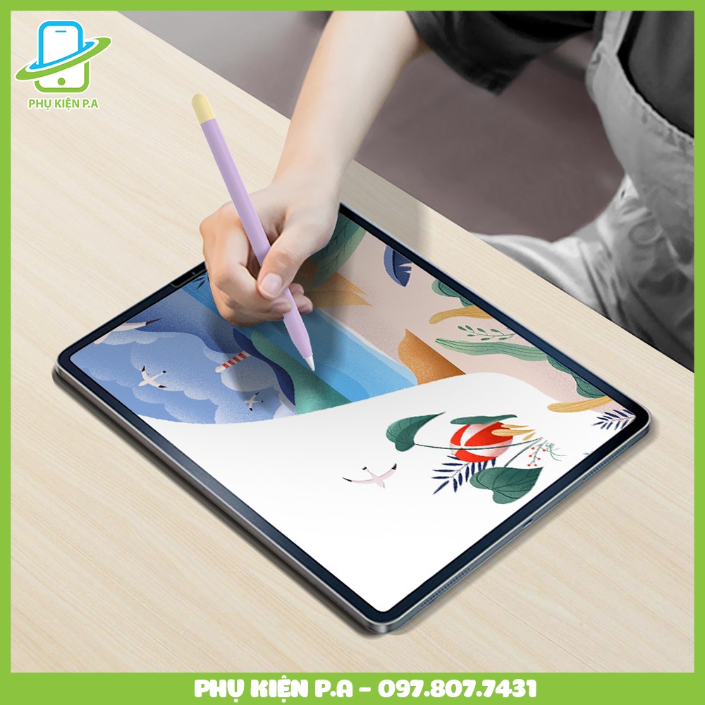 Ốp case silicon bảo vệ cho bút Apple Pencil 1 và Pencil 2