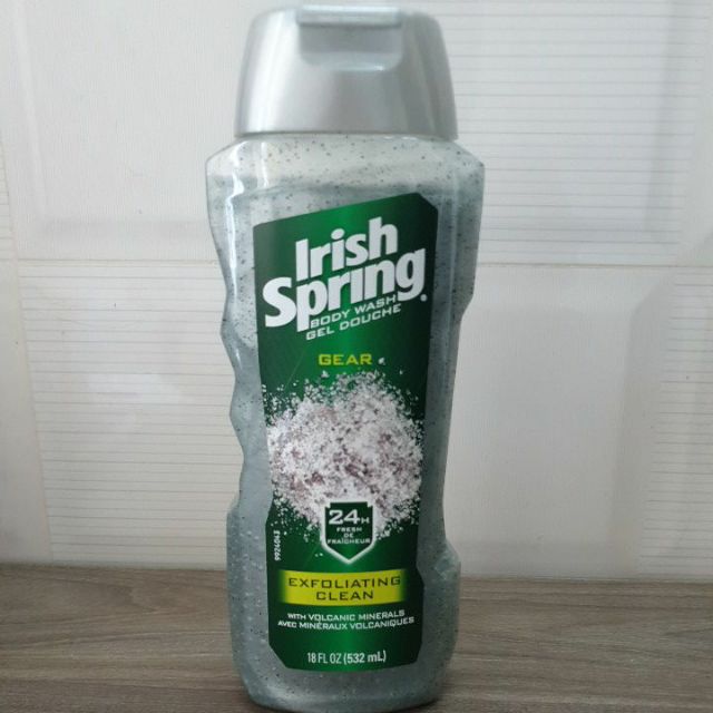 Sữa Tắm Irish Spring Gear Exfoliating Clean - 532ML