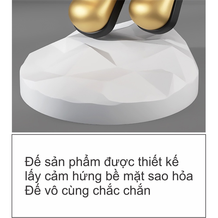 Tượng mô hình phi hành gia cao 80cm ôm đèn trang trí cực đẹp, siêu hot,quà tặng tân gia,khai trươ độc đáo và thời thượng