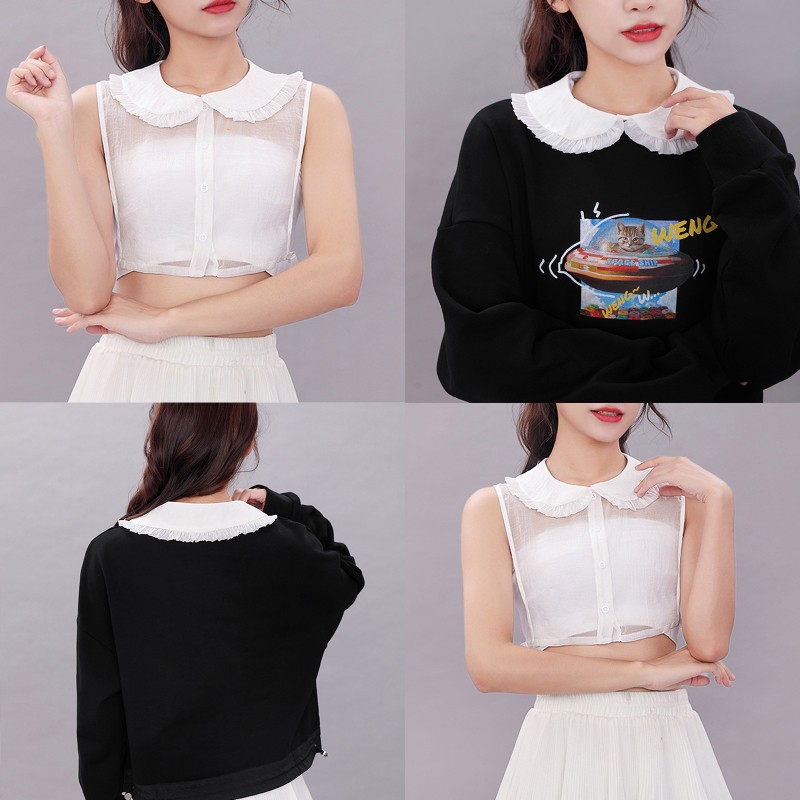 Cổ Áo Sơ Mi Giả Cho Nữ