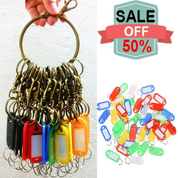 Combo 20 Móc Khóa Thẻ Ghi chú chìa khóa