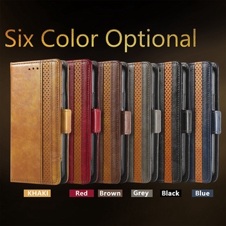 Ốp điện thoại da kiểu ví lật cho sharp aquos r6 r5g shv43 sunho5 sense 4plus 3lite
