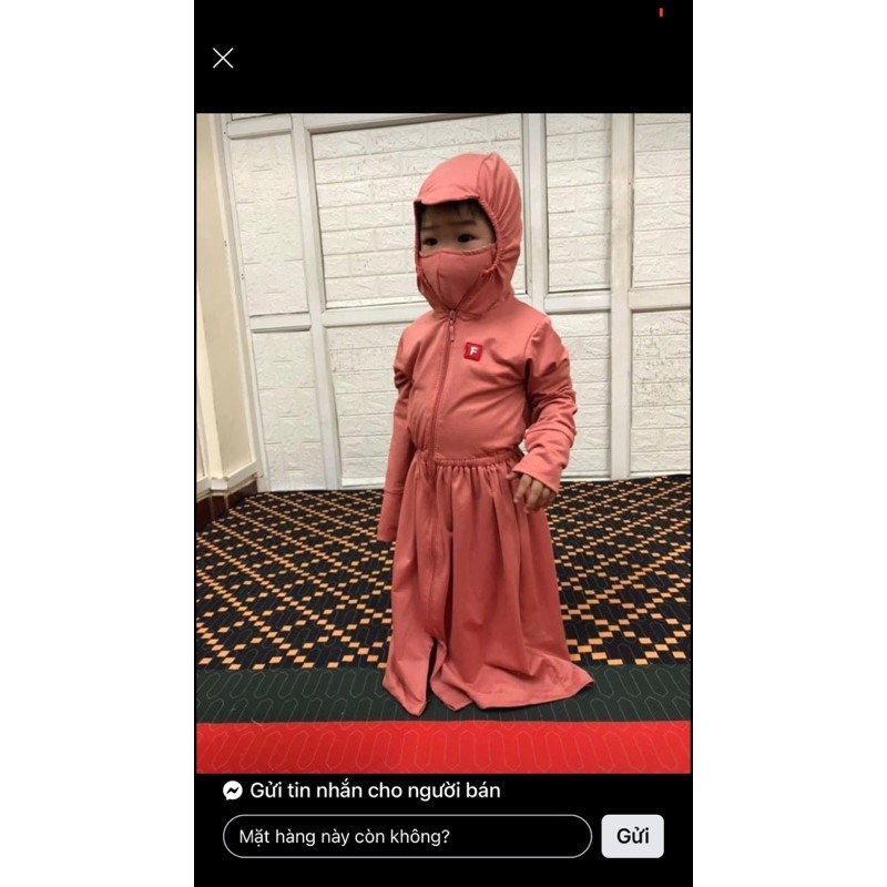 Áo chống nắng cho bé yêu