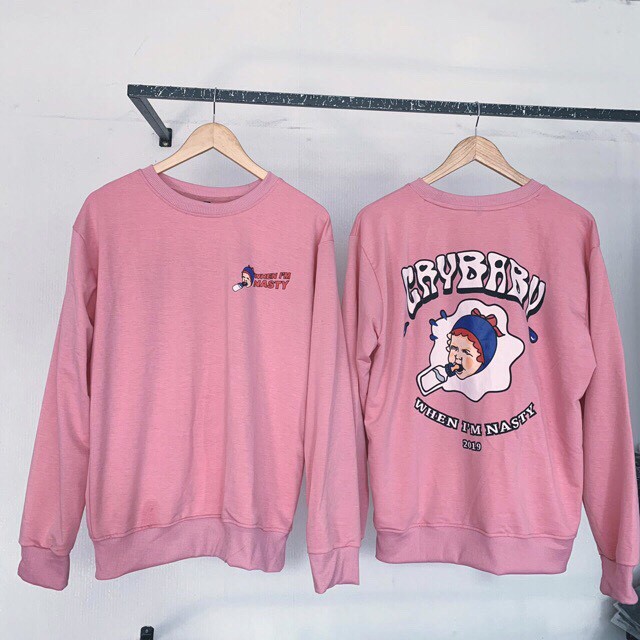 Áo Sweater CRY BABY Unisex APG18 thuykieu