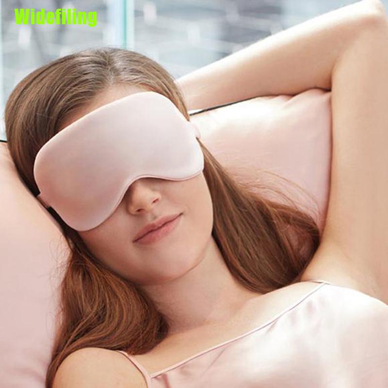 Miếng Bịt Mắt Ngủ Hai Mặt Bằng Lụa Nguyên Chất Chống Trầy Xước Hiệu Quả