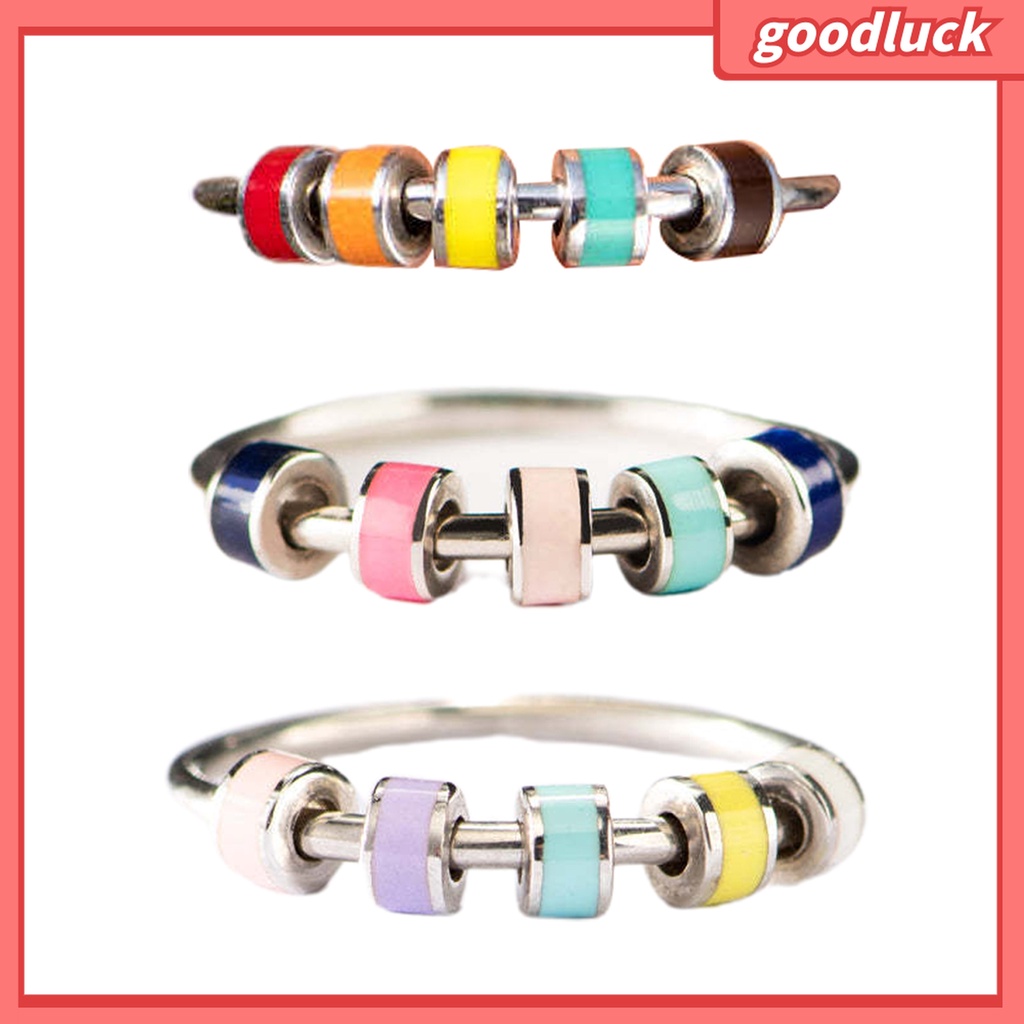 Kdfs- Nhẫn Hở Cảm Ứng Xếp Chồng Được Phụ Kiện Trang Sức Cho Nữ