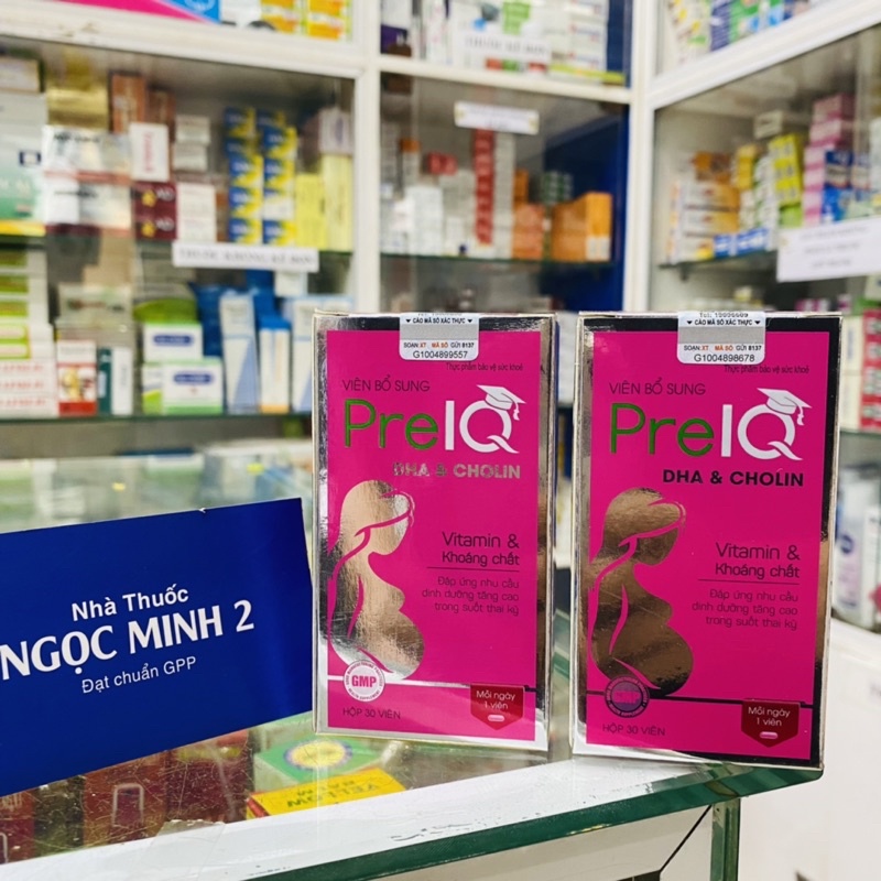 ✅ [Chính Hãng] Pre IQ Viên Bổ Sung vitamin và khoáng chất cho phụ nữ mang thai