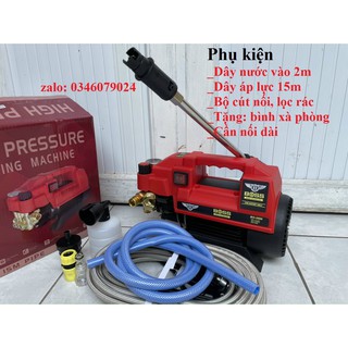 Máy rửa xe áp lực cao 3500W thương hiệu BOSS Phiên bản mới 2022