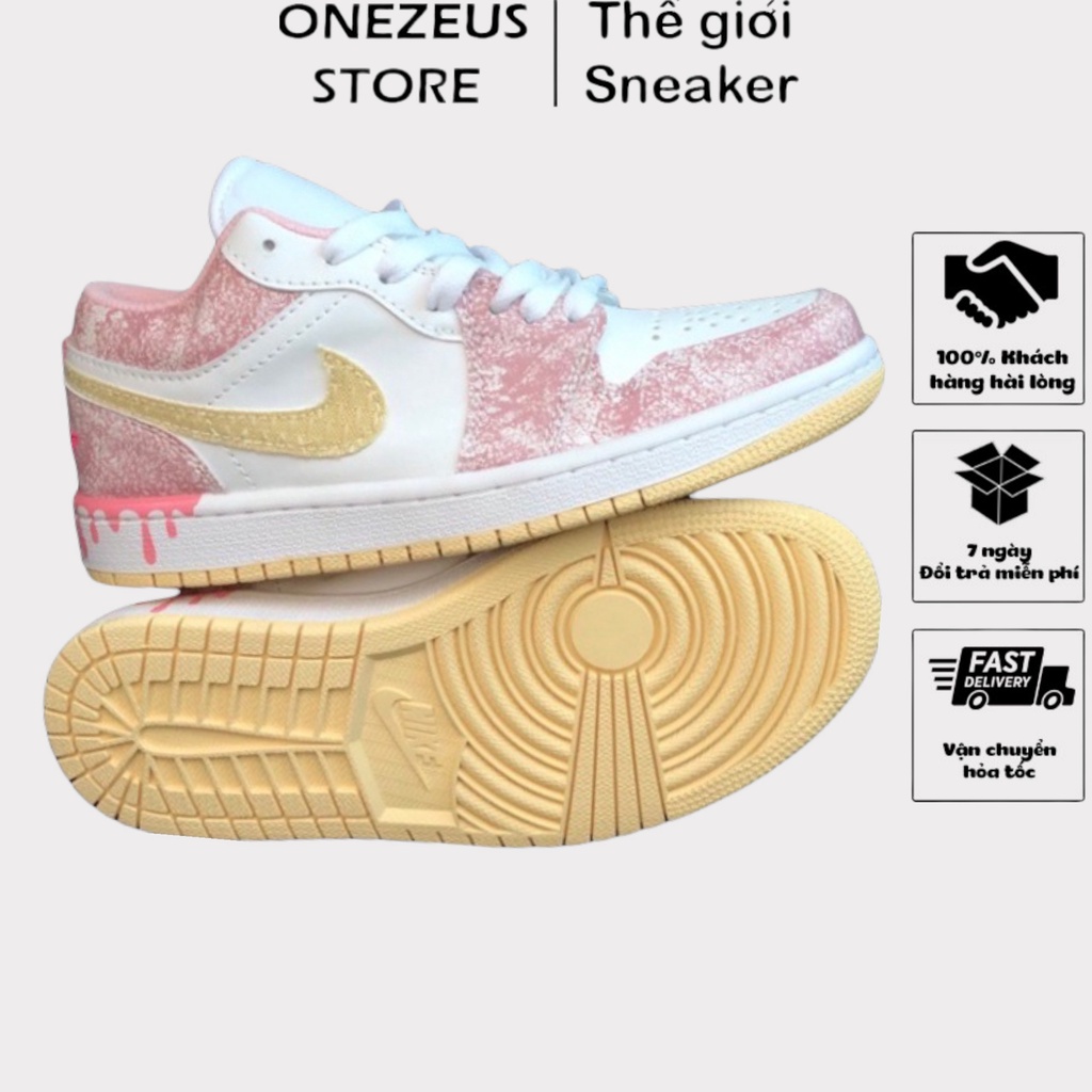Giày Jordan Cổ Thấp Nữ, Giày JD Jordan 1 Low Paint Drip Thời Trang Full Box Bill | BigBuy360 - bigbuy360.vn
