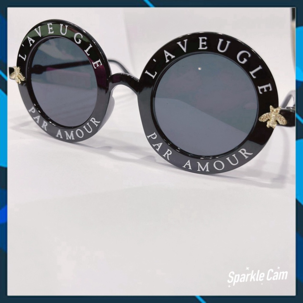 [ Freeship ] Mắt kính thời trang nam nữ, Kính râm unisex tròng tròn sang chảnh, chất liệu cao cấp mã 107 | BigBuy360 - bigbuy360.vn