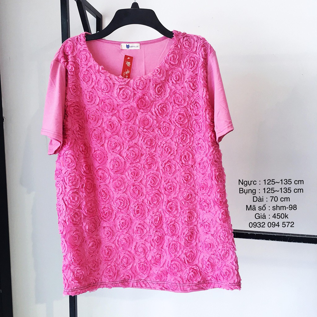 ÁO THUN NỮ BIG SIZE NGOẠI CỠ - ÁO THUN KIỂU NỮ SIZE LỚN - QUẦN ÁO BIG SIZE CHO NGƯỜI MẬP BÉO - BJTY SHOP BIG SIZE
