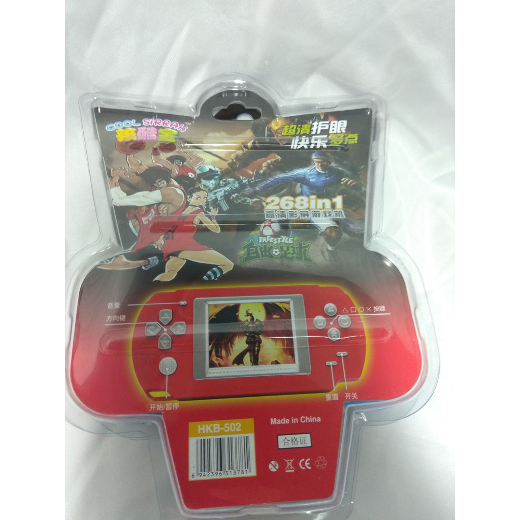 Máy chơi game 268 trò chơi thời 9X cực hot, chơi là ghiền tặng pin tiểu chơi game
