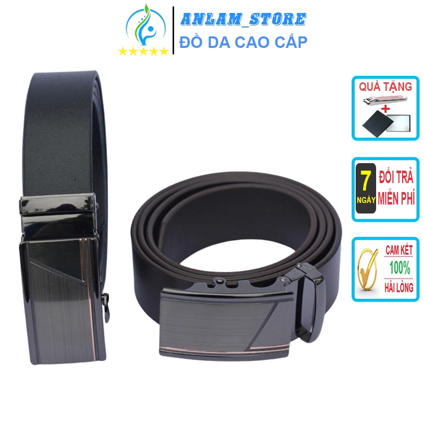 Thắt Lưng Nam, Nịt Nam Thời Trang Cao Cấp, Mặt Khóa Tự Động,Tặng Kèm Hộp Đựng Sang Trọng Thích Hợp Làm Qùa Tặng