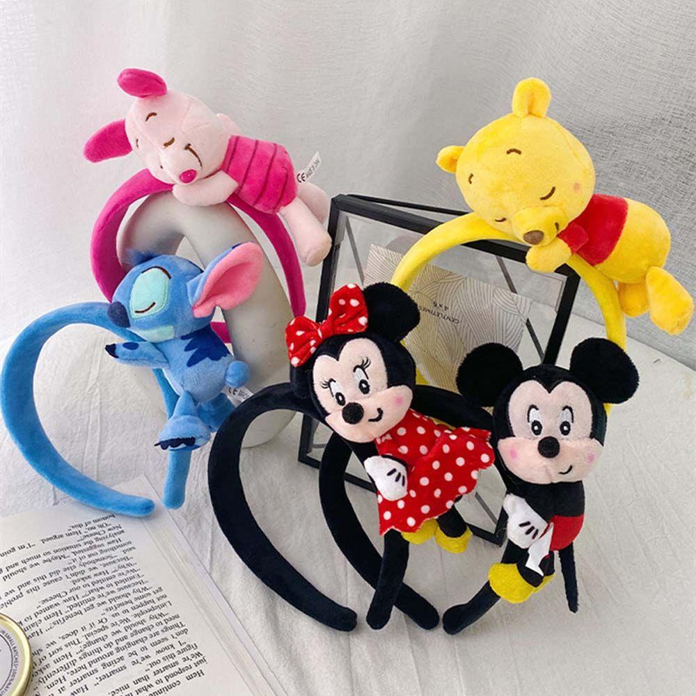 DWAYNE Băng Đô Cài Tóc Hóa Trang Nhân Vật Hoạt Hình Stitch / Hổ Nhồi Bông Đáng Yêu Cho Bé