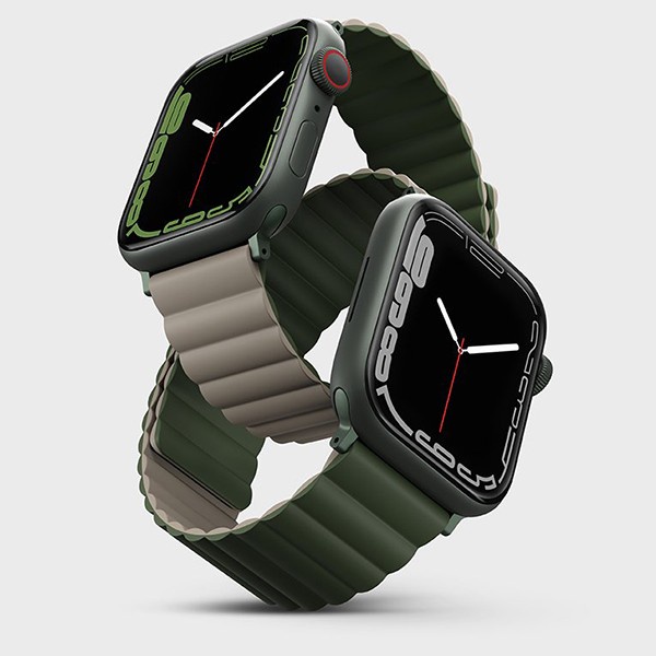 [CHÍNH HÃNG UNIQ] Dây đeo UNIQ Revix Reversible Magnetic Silicone Strap (38/40/41-42/44/45mm) For Apple Watch 1~7/ SE